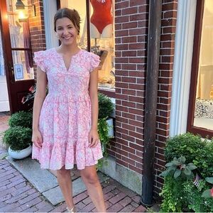 NWT Erica Wilson Brianna Pink Floral Dress